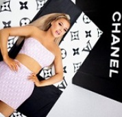 Shirin david, german singer and rapper in Chanel clothes